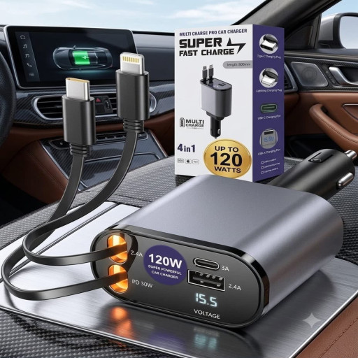 120w SUPER FAST CAR CHARGER
