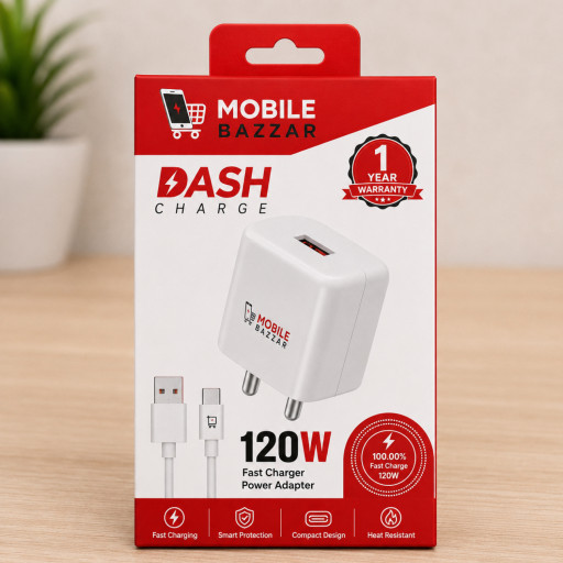 MB 120W DASH CHARGER (1 YEAR WORANTY)
